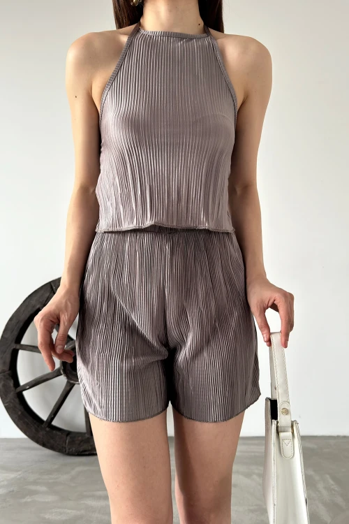 Vizon Boyundan Bağlamalı Piliseli İkili Takım BCDF-249001