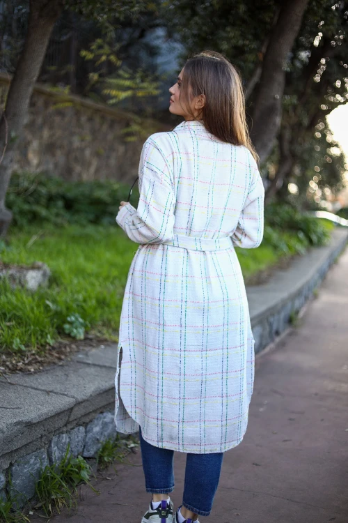 Beyaz Beli Bağlamalı  Kaban BCBSK-25700-3499