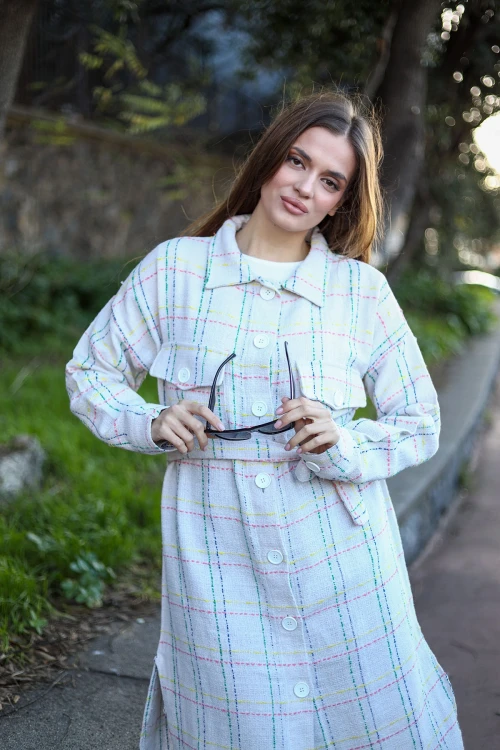 Beyaz Beli Bağlamalı  Kaban BCBSK-25700-3499