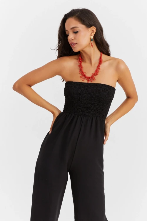 Siyah Straplez Tulum BCBSK-25700-K7442