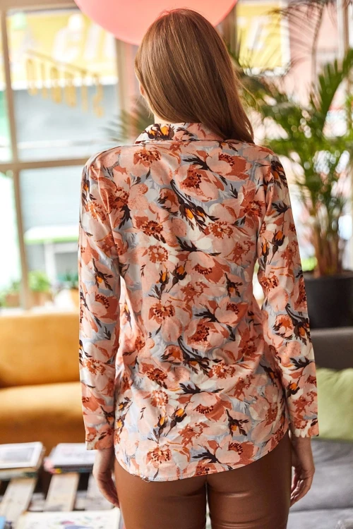 Somon Uzun Kollu Gömlek BCBSK-25700-K7358