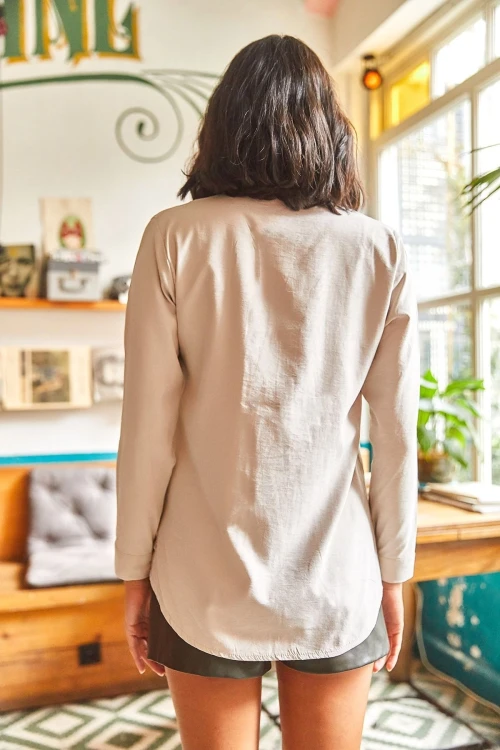 Taş Uzun Kollu Gömlek BCBSK-25700-K7335