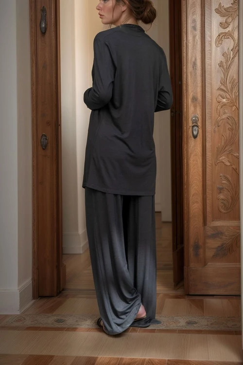 Siyah Salaş Üçlü Takım BCBSK-25700-Y1225