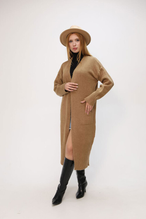 Bisküvi Salaş Yumuşak Dokulu Triko Hırka BCES-252009