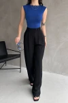 Saks Sırt Dekolteli Buzzy Bluz BCDF-252162