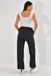 Füme 2 İplik Cepli Bol Paça Pantolon CO-259292933