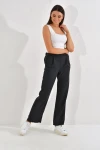 Füme 2 İplik Cepli Bol Paça Pantolon CO-259292933