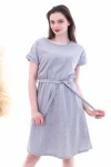 Grimelanj Beli Kuşaklı Yarasa Kol Elbise CO-259292931