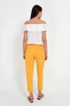 Hardal Beli Lastikli Cepli Havuç Pantolon CO-259132590