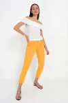 Hardal Beli Lastikli Cepli Havuç Pantolon CO-259132590
