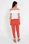 Kiremit Beli Lastikli Cepli Havuç Pantolon CO-259132590