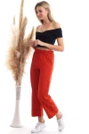 Kiremit Beli Lastikli Duble Paça Pantolon CO-2520343275