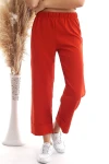Kiremit Beli Lastikli Duble Paça Pantolon CO-2520343275
