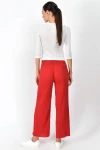 Kırmızı Beli Lastikli Uzun Pantolon CO-259360793