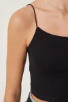 Siyah Beyaz İp Askılı 2Li Paket Örme Bluz BCCL-253001