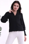 Siyah Ceket Yaka Gipeli Dokuma Gömlek CO-2520023300