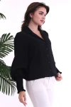Siyah Ceket Yaka Gipeli Dokuma Gömlek CO-2520023300