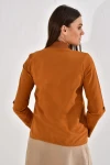 Tarçın İnce Gabardin Eteği Bağcıklı Kolej Mont CO-2520022364