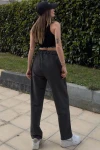 Antrasit Beli Lastikli Çift Cep Rahat Kalıp Pantolon BCBSK-25700-3526
