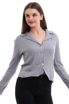 Gri Düğmeli Ceket CO-25CM1190