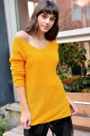 Hardal Modern Stil V Yaka Kazak BCBSK-25700-E1009