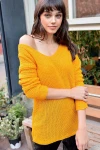 Hardal Modern Stil V Yaka Kazak BCBSK-25700-E1009