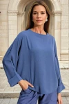 İndigo Airobin Duble Kol Salaş Bluz BCBSK-25700-2943