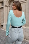 Mint U Yaka Yumuşak Dokulu Basic Bluz BCBSK-25700-3580