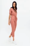 Pudra Ceket Yaka Beli Lastikli Airobin Tulum BCBSK-25700-2622
