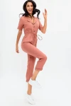 Pudra Ceket Yaka Beli Lastikli Airobin Tulum BCBSK-25700-2622