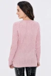 Pudra Modern Stil Yumuşak Dokulu Kazak BCBSK-25700-K1009