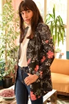 Siyah Desenli Kimono Ceket BCBSK-25700-K4407