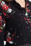 Siyah Uzun Kollu Düğmeli Oversize Gömlek BCBSK-25700-2711