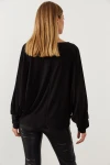 Siyah V Yaka Yarasa Kol Bluz BCBSK-25700-K5707