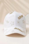 Beyaz Star Nakışlı Kep BCNSV-2514504