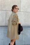 Camel Gömlek Yaka Düğmeli Elbise BCBSK-25700-3270