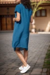 İndigo Polo Yaka Airobin Elbise BCBSK-25700-2883