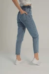 Mavi Beli Lastikli Denim Pantolon BCBSK-25700-KT0046