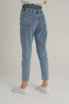 Mavi Beli Lastikli Denim Pantolon BCBSK-25700-KT0046