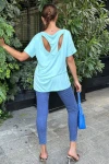 Mint Kayık Yaka Basic Bluz BCBSK-25700-K6082