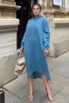 Saks Oversize Yarım Patlı Elbise BCBSK-25700-3515
