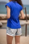 Saks Polo Yaka Kaşkorse Tshirt BCBSK-25700-2879