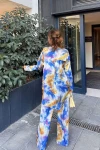 Saks Rahat Kesim Desenli İkili Alt Üst Takım BCBSK-25700-3365