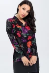 Siyah Uzun Kollu Düğmeli Oversize Gömlek BCBSK-25700-NEW1010