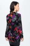 Siyah Uzun Kollu Düğmeli Oversize Gömlek BCBSK-25700-NEW1010