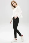 Siyah Yüksek Bel Denim Pantolon BCBSK-25753-588-2048