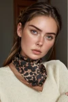 Leopar Leopar Desenli Bandana Fular BCNSV-2513486