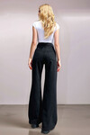 Siyah Yüksek Bel Wide Leg Jean BCHNW-251174