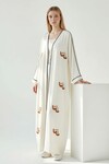 Alaçatı Keten Nakışlı Kimono Takım