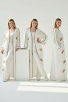 Alaçatı Keten Nakışlı Kimono Takım